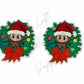 Christmas Wreath Labubu