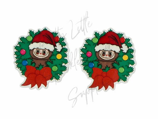 Christmas Wreath Labubu