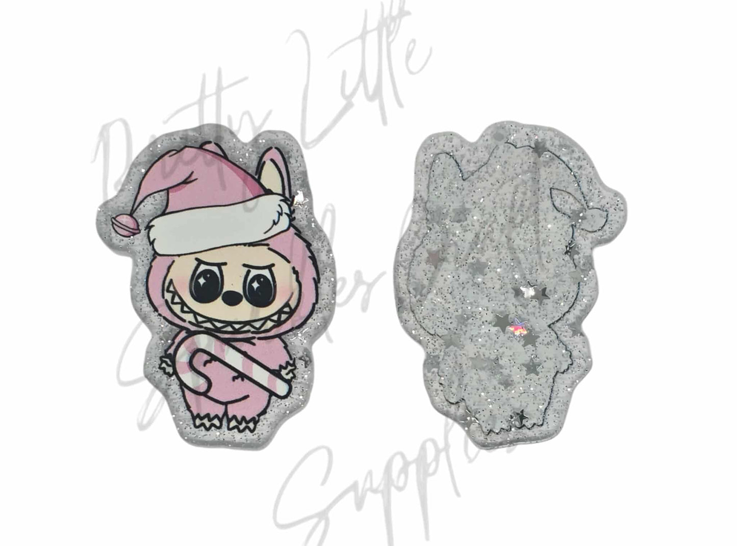 Pink Candy Cane Labubu