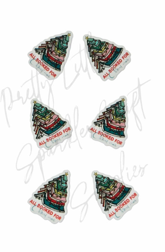 All Booked for Christmas (Mini Dangle)