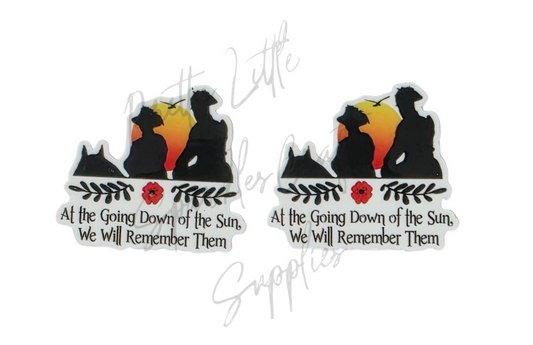 Anzac - At The Going Down Of the Sun We Will Remember Them