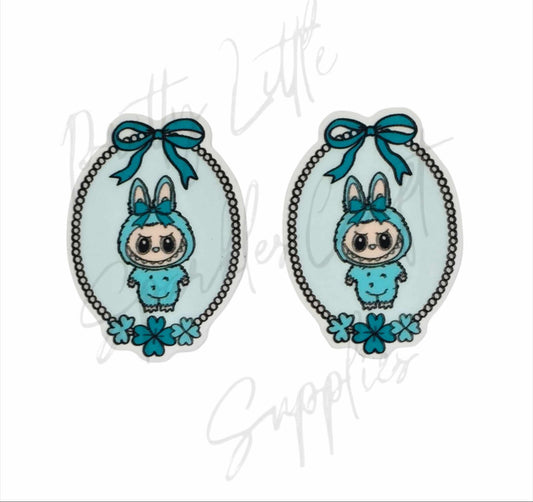 Aqua Labubu Cameo