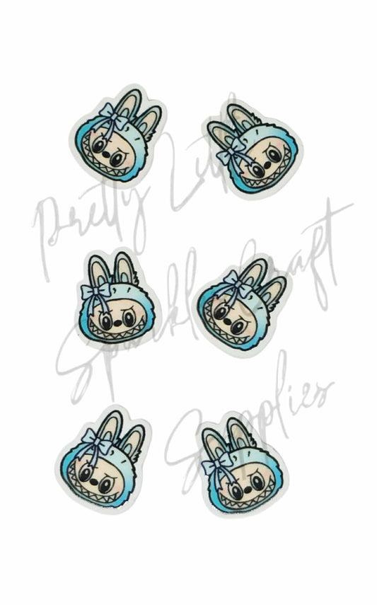 Blue Labubu with Bow