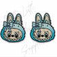 Blue Labubu with Bow