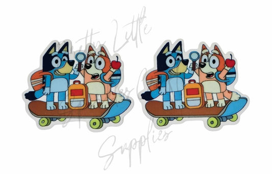Bluey - Skateboarding to School