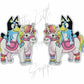 Bluey Riding Unicorn