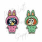 Bluey & Bingo Labubu