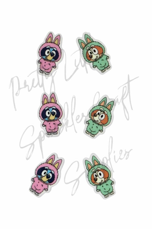 Bluey & Bingo Labubu (Mini Dangle size)