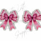 Breast Cancer - Pink Ribbon Butterfly Bow