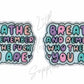 Breathe And Remember Who the F**k You Are