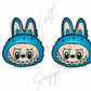 Bright Blue Labubu