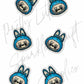 Bright Blue Labubu