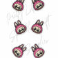Bright Pink Labubu