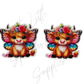 Butterfly Highland Cow