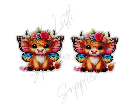 Butterfly Highland Cow