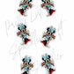 Candy Cane Minnie Mouse