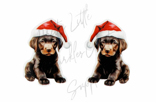 Christmas Black Labrador Dog