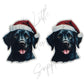 Christmas Black Labrador Dog