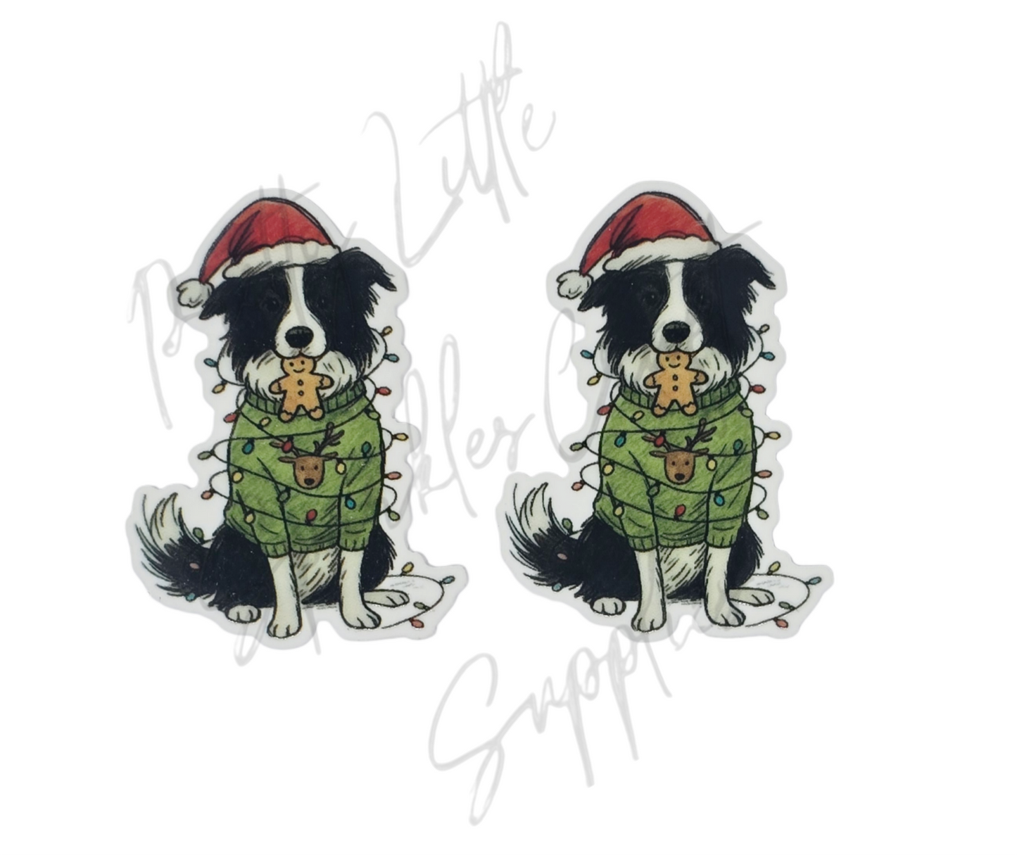 Christmas Border Collie
