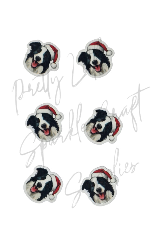 Christmas Border Collie Dog
