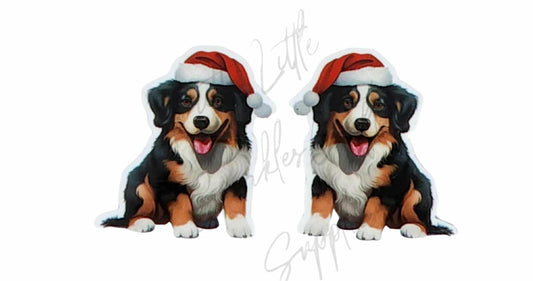 Christmas Burmese Mountain Dog