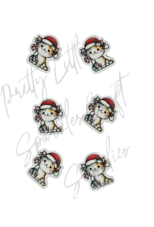 Christmas Candy Cane Cat