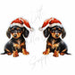 Christmas Dachshund Dog