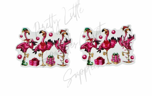 Christmas Flamingos