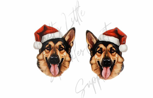Christmas German Shepherd Dog