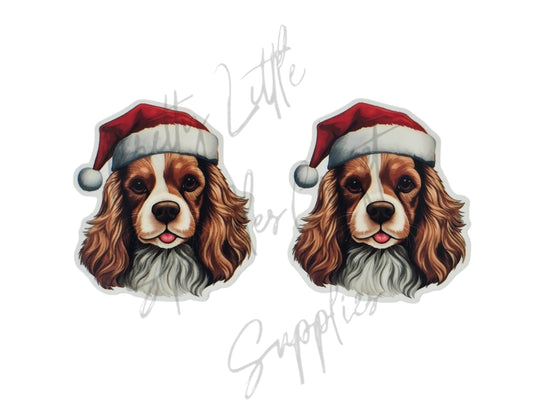 Christmas King Charles Cavalier Dog