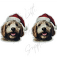 Christmas Labradoodle Dog