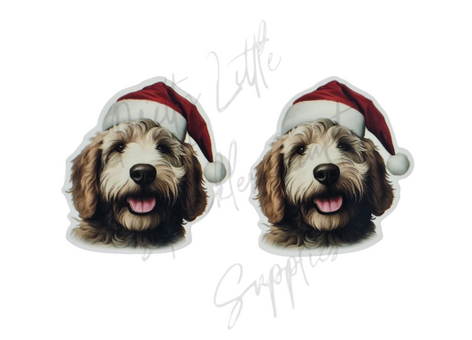 Christmas Labradoodle Dog