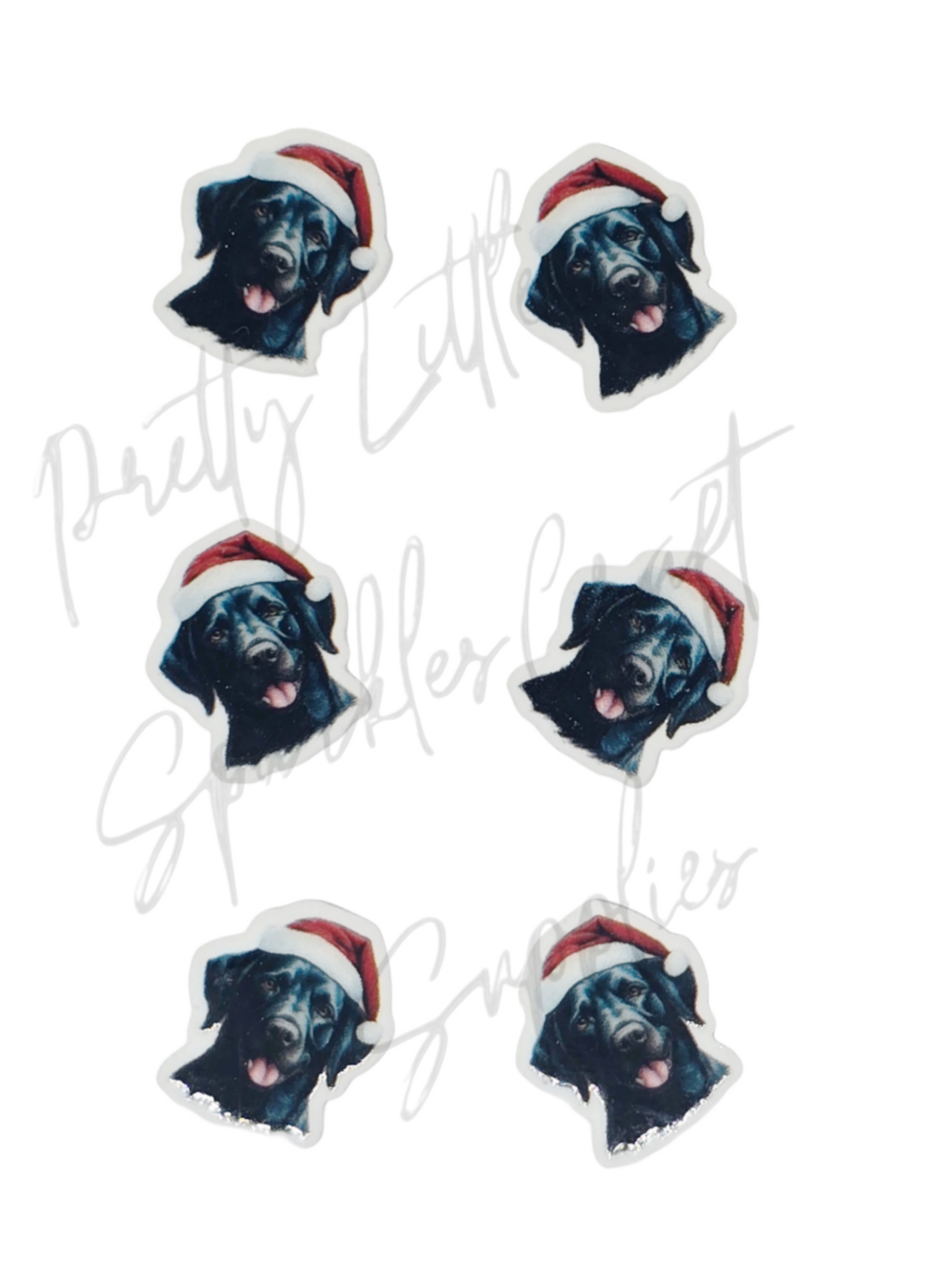Christmas Black Labrador Dog