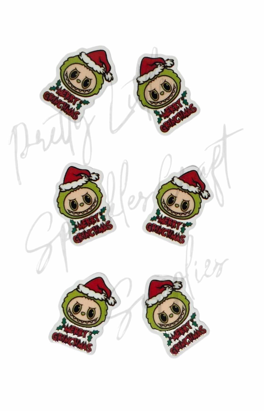 Christmas Labubu - Merry Grinchmas (Mini Dangle)