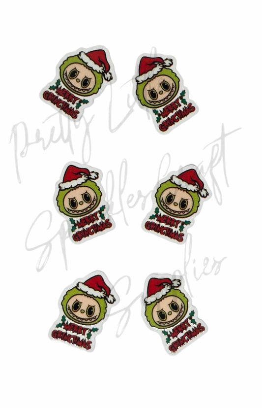 Christmas Labubu - Merry Grinchmas (Mini Dangle)