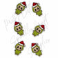 Christmas Labubu 1 (Mini Dangle)
