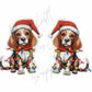 Christmas Lights Beagle Dog