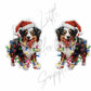 Christmas Lights Shepherd Dog