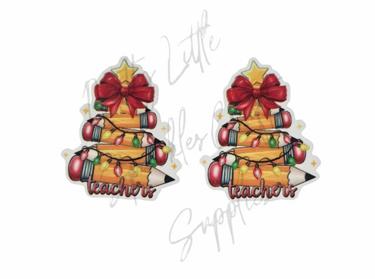 Christmas Pencil Teacher Tree