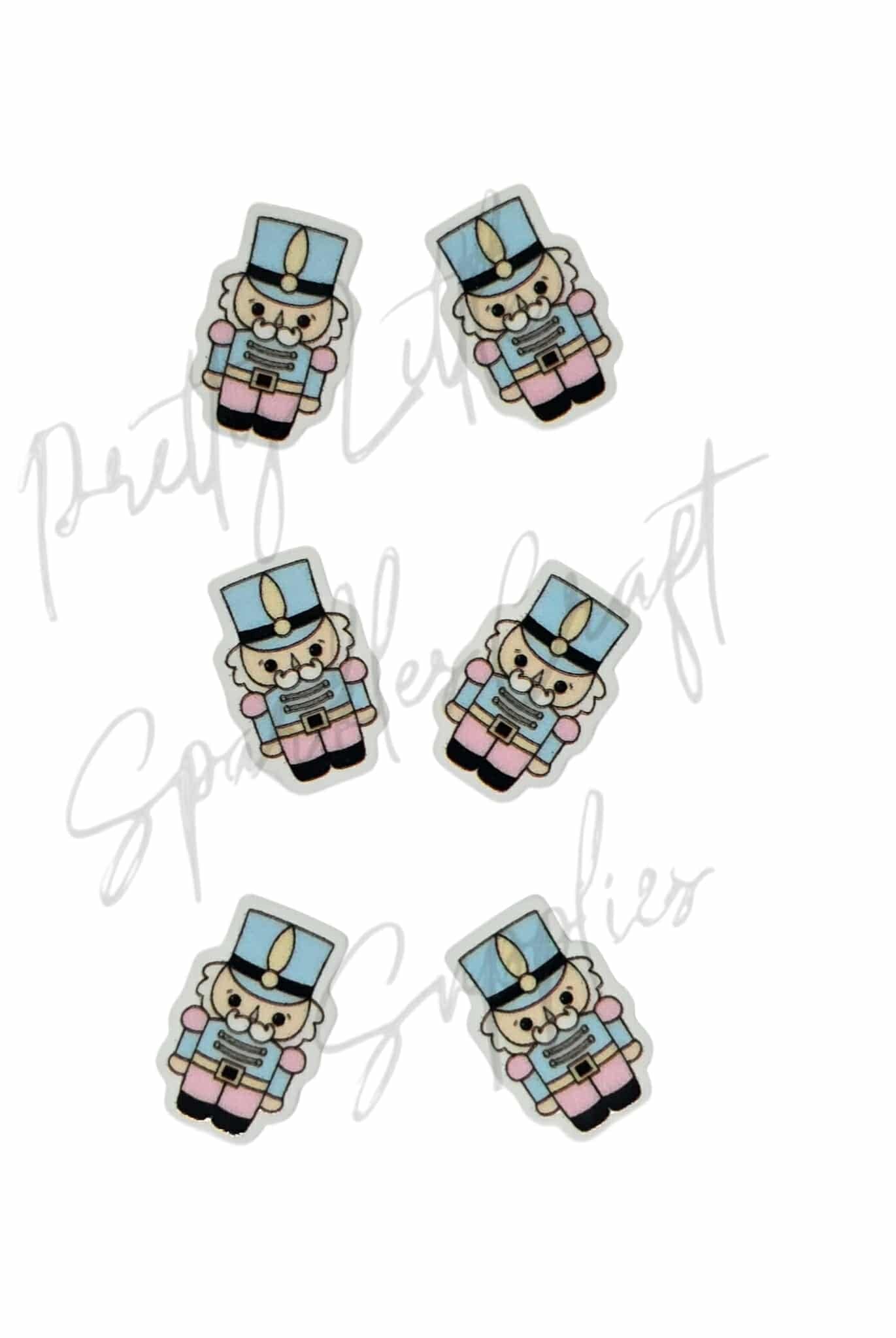 Christmas Pink & Blue Nutcracker