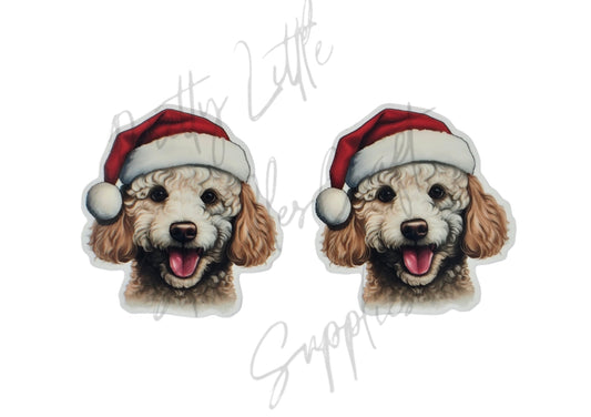 Christmas Poodle Dog
