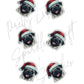Christmas Pug Dog