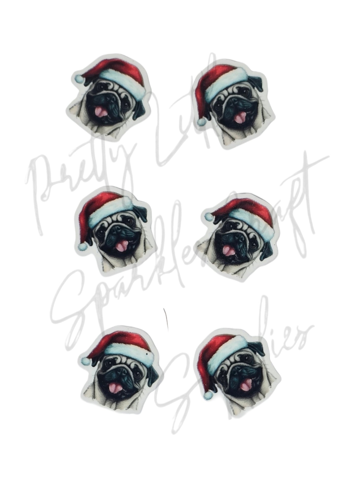 Christmas Pug Dog