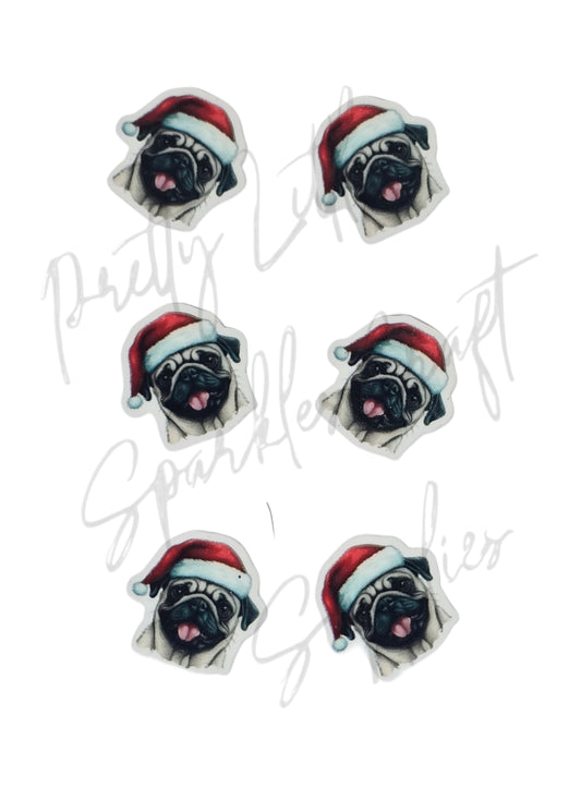 Christmas Pug Dog