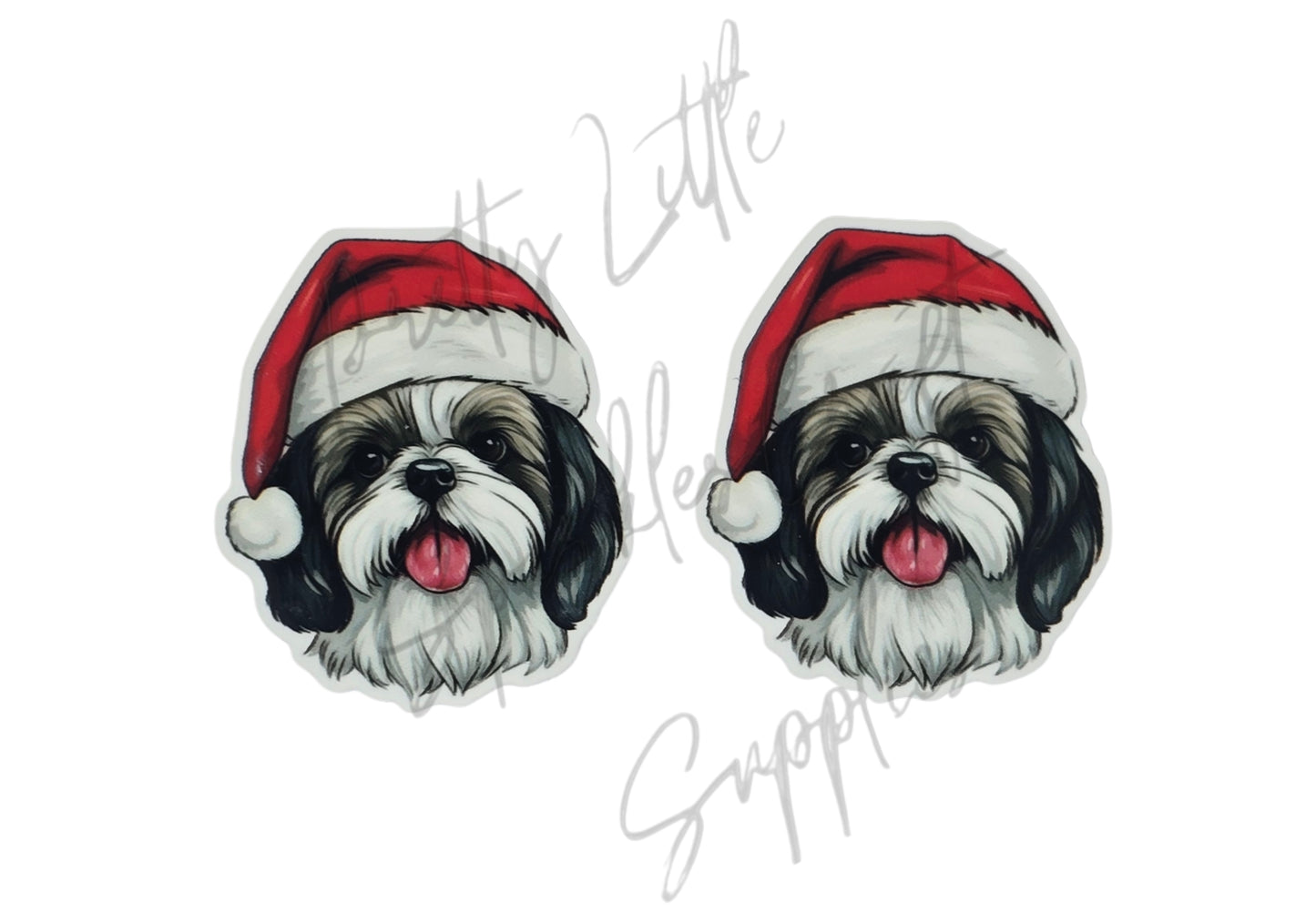 Christmas Shih Tzu Dog