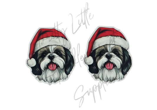 Christmas Shih Tzu Dog