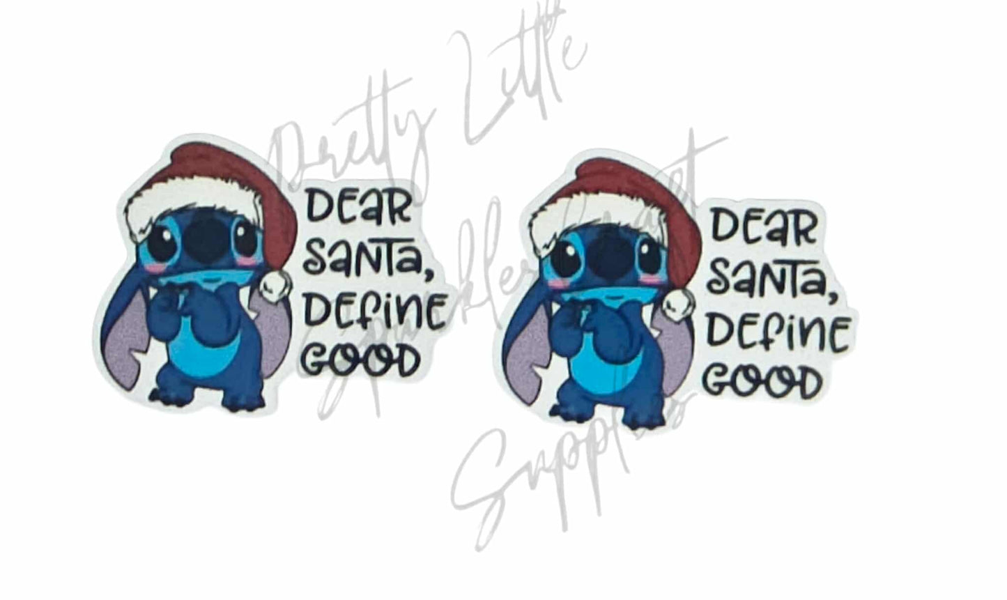Christmas Stitch - Dear Santa Define Good