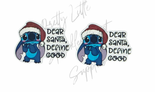 Christmas Stitch - Dear Santa Define Good