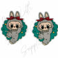 Christmas Wreath Labubu