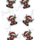 Cute Christmas Highland Cow